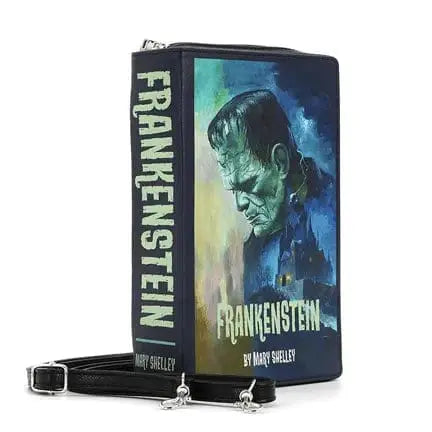 Frankenstein Book Bag - Gothic Literary Vinyl Clutch COMECO INC Ziya Blue