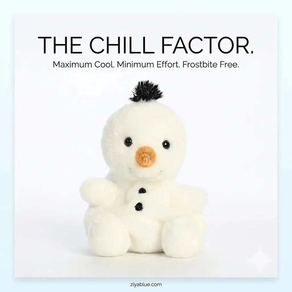 Freeze Snowman Palm Pals — 5" Plush Aurora Ziya Blue
