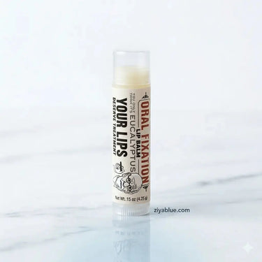 Freud Lip Balm: Eucalyptus Mint Therapeutic Care Faire Ziya Blue