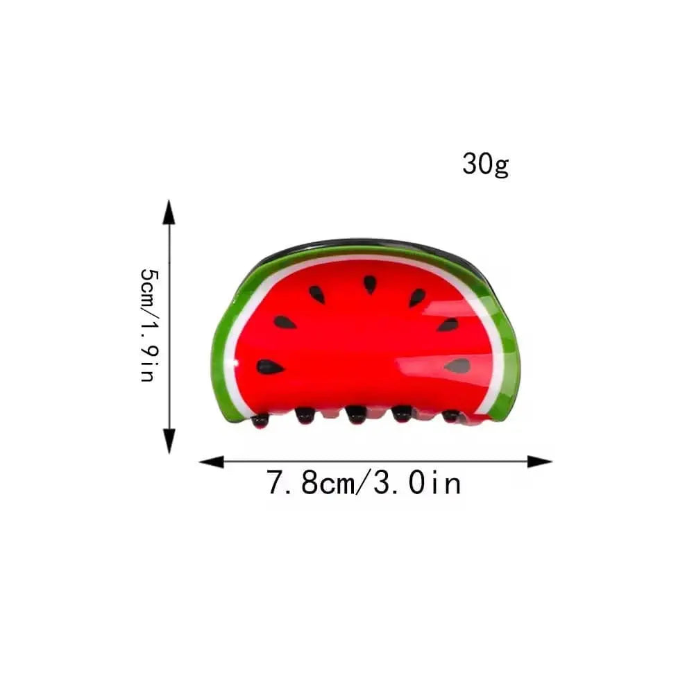 Fruit Hair Clip | Watermelon Claw Accessory Ziya Blue Ziya Blue
