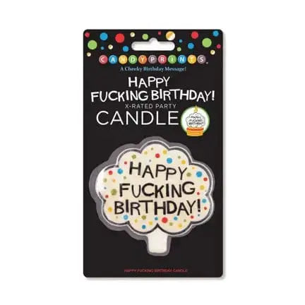 Funny Birthday Candle | X-Rated Adult Cake Topper Little Genie Productions Ziya Blue