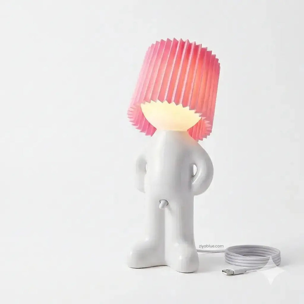 Funny Novelty Night Light: Naughty Boy Table Lamp Ziya Blue Ziya Blue