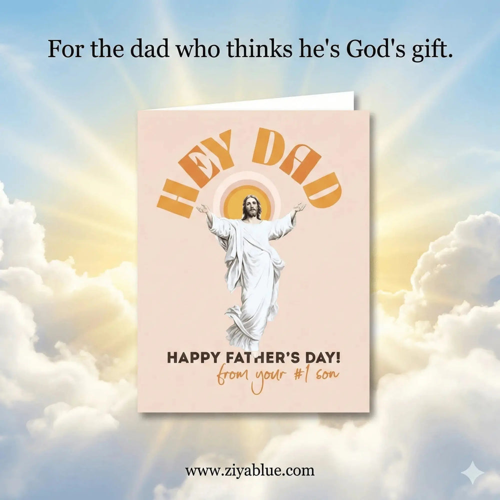 Funny fathers day card from son - #1 Son Edition Faire Ziya Blue
