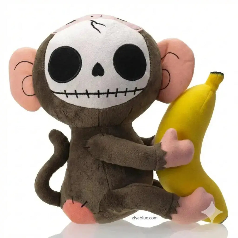 Furrybones Monkey Munky Stuffed Plush Pacific Giftware Ziya Blue