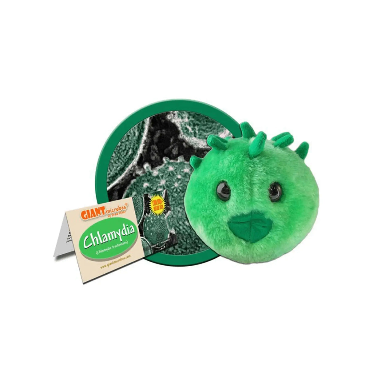 GIANTmicrobes Chlamydia Plush – Educational STI Toy Giant Microbes Ziya Blue
