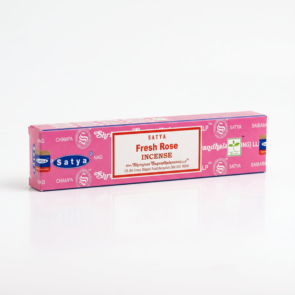 Satya Fresh Rose Incense Sticks: Bring the Serene Garden Indoors