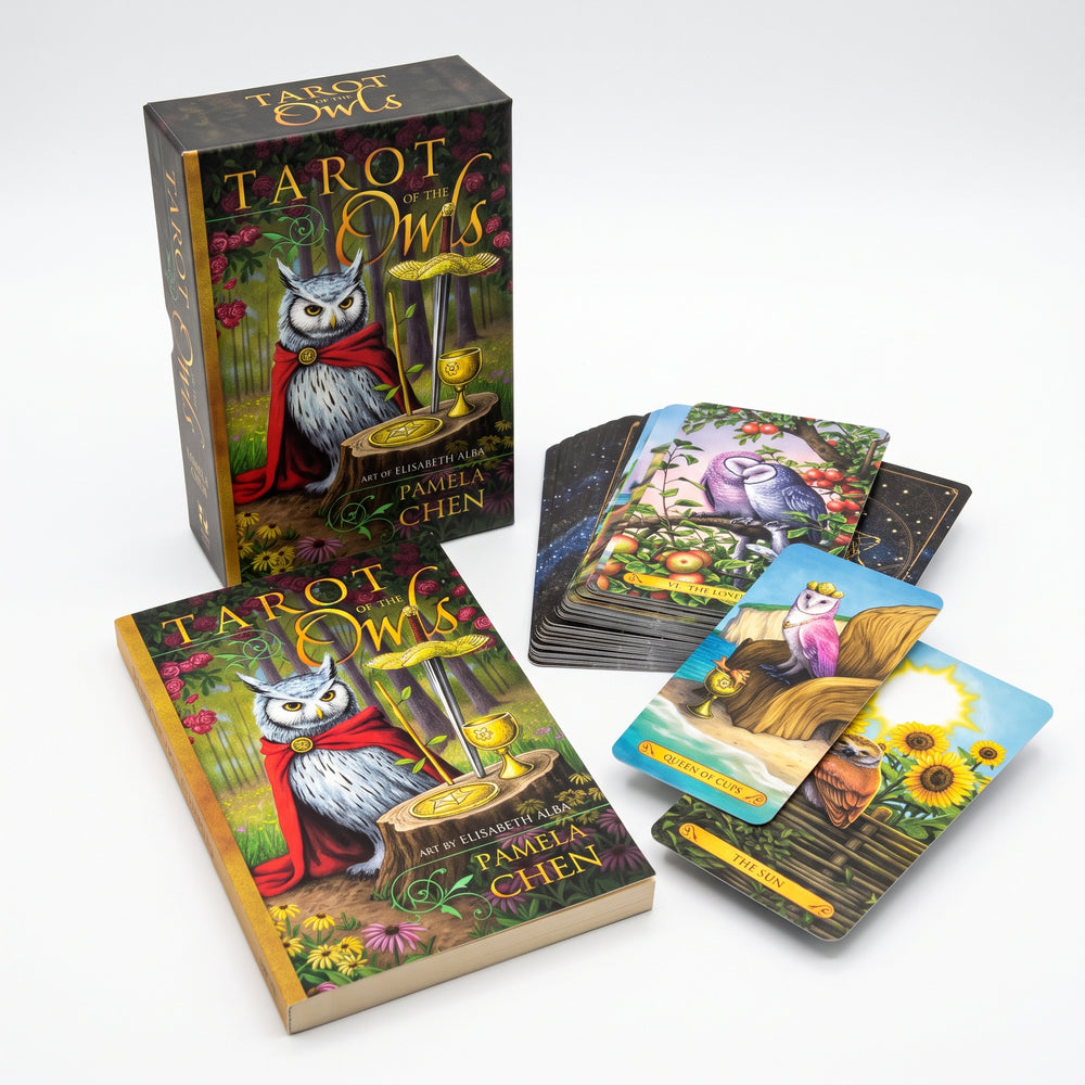 Tarot of the Owls | 78-Card Wise Divination Deck &amp; Guidebook Set