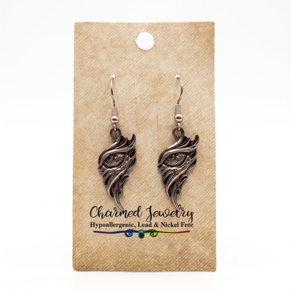 Fantasy/Gothic Earrings Dragon Eye