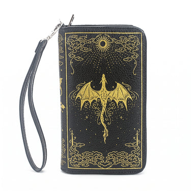Title: Romantasy Dragon Book Wallet in Vinyl | Literary Accessories