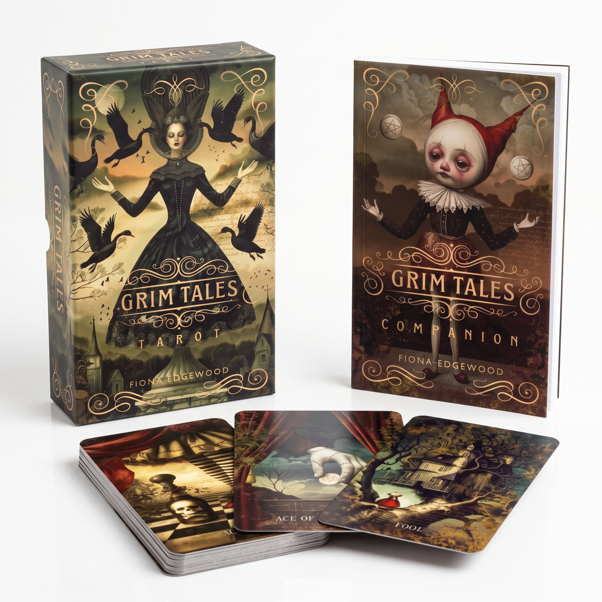 Grim Tales Tarot Deck and Guidebook: Enter the Dark Fairytale