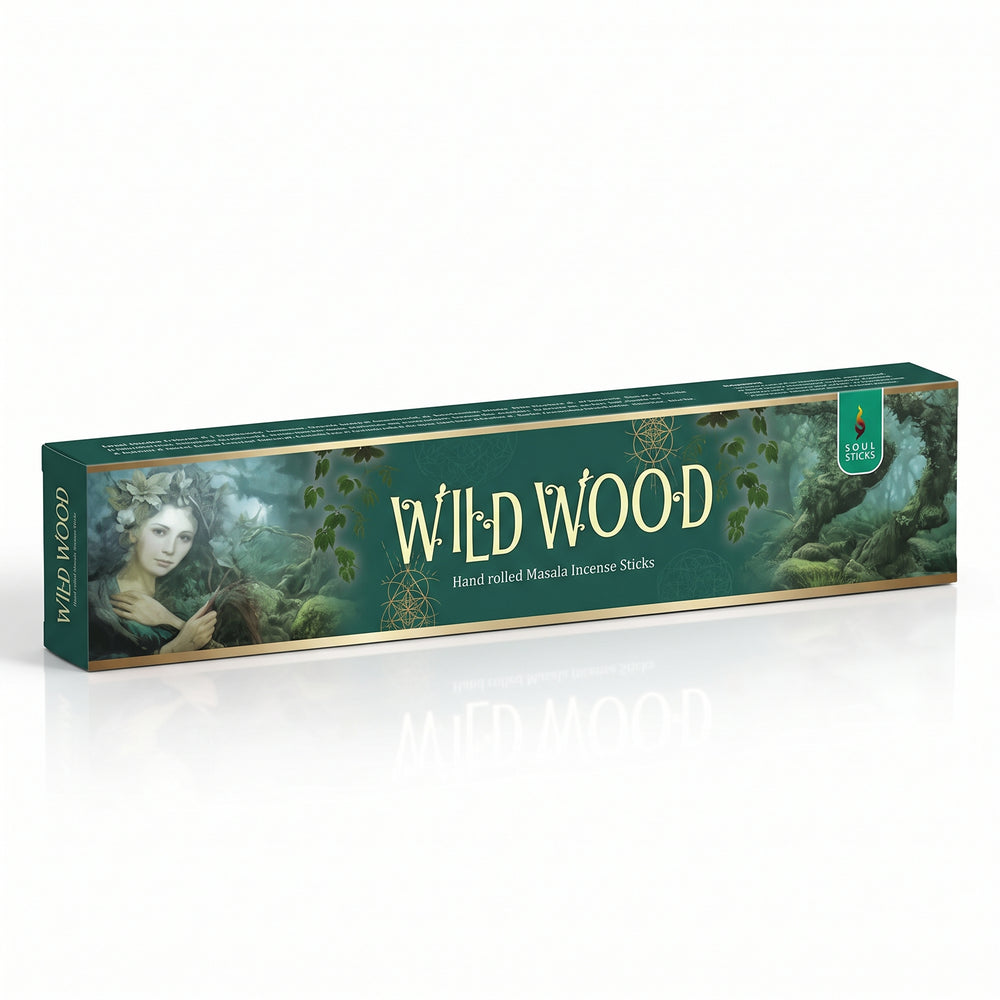 Wild Wood Incense Sticks: Forest Sanctuary Blend