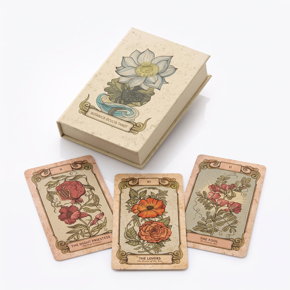 Botanical Tarot Deck | Botanica Oculta Floral 78-Card Set