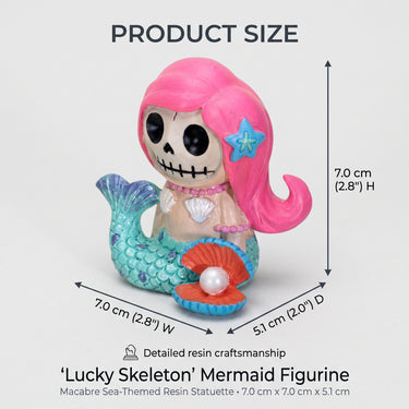 Furrybones Ariel Mermaid Figurine: Ocean Depths and Spooky-Cute Whimsy