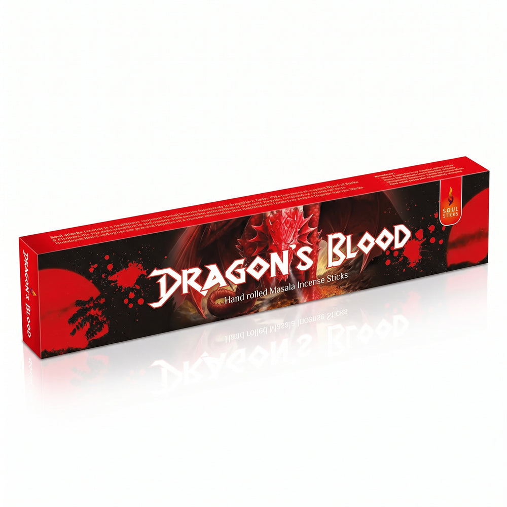 Dragons Blood Masala Incense Sticks (12-Pack)