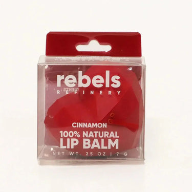 Geometric Red Cinnamon Heart Lip Balm Rebels Refinery Ziya Blue