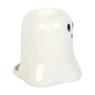 Ghost Wax Burner | Hey Boo Ceramic Halloween Decor Something Different Ziya Blue