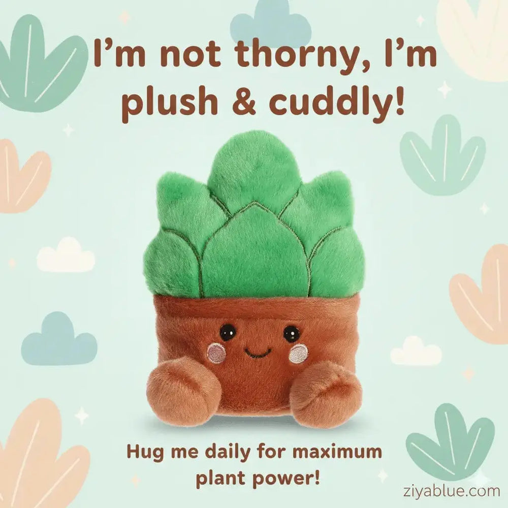 Gigi Succulent Palm Pals Plush Aurora Ziya Blue