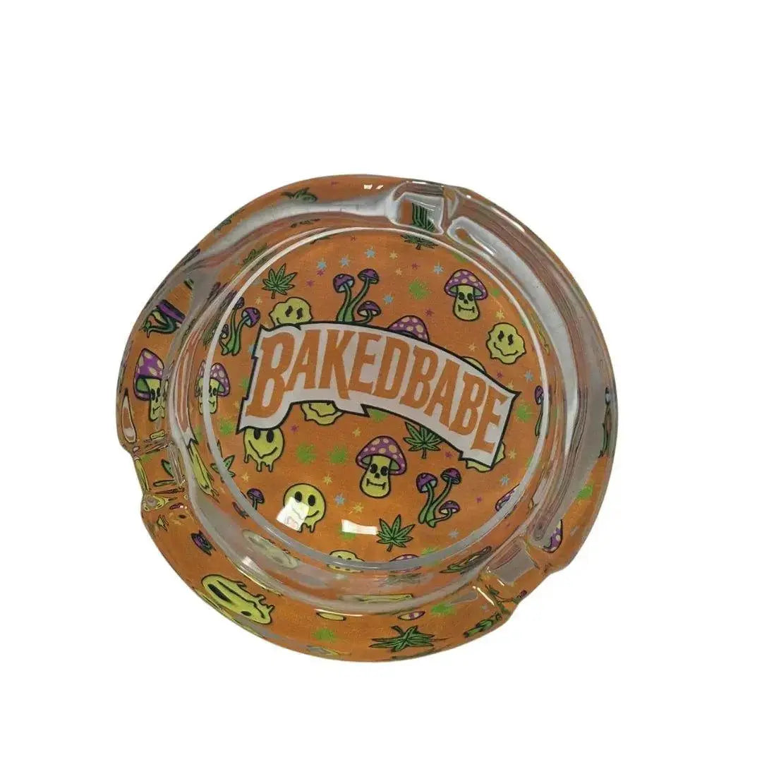 Glass Ashtray | Baked Babe Sassy Smoking Accessory Ziya Blue Ziya Blue