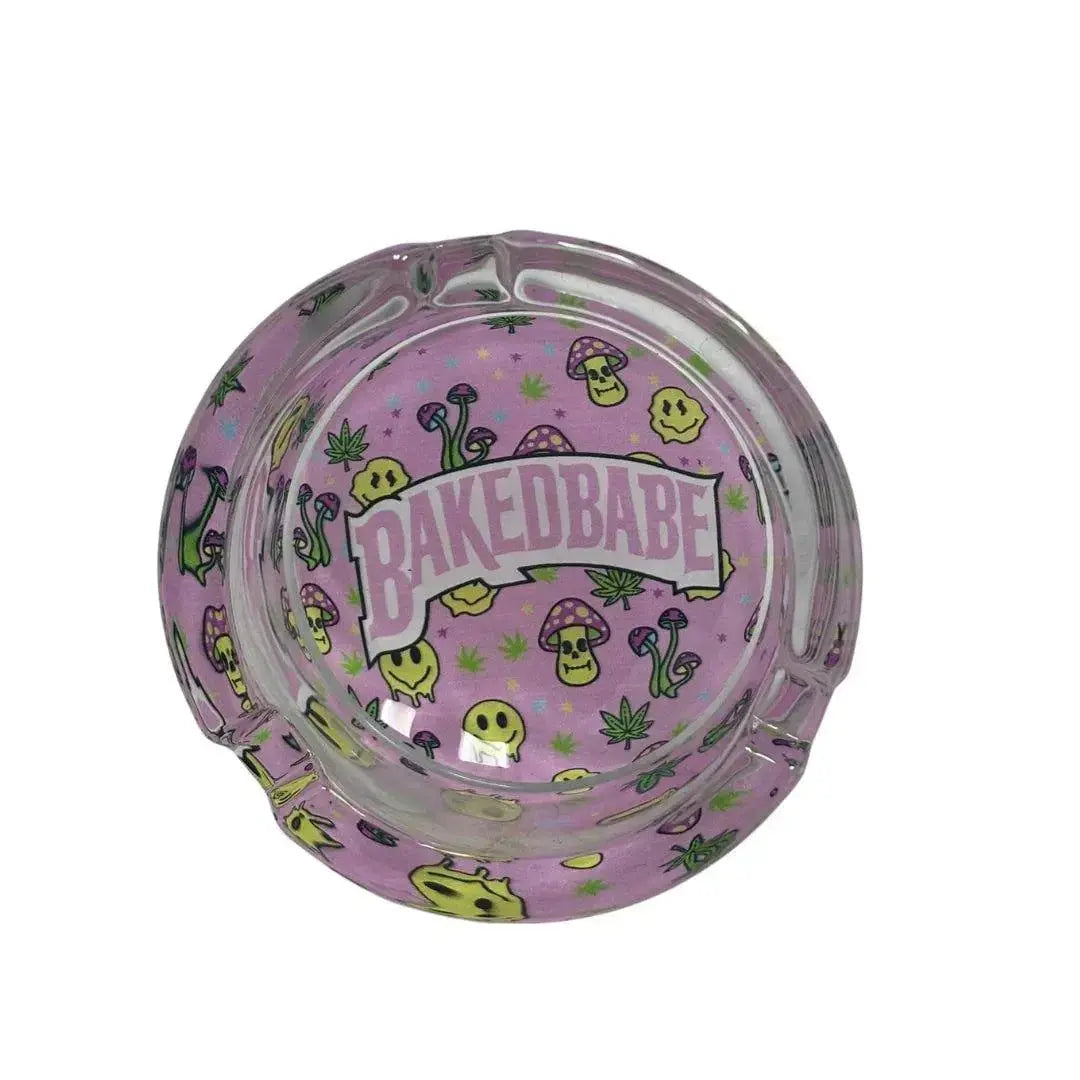 Glass Ashtray | Baked Babe Sassy Smoking Accessory Ziya Blue Ziya Blue