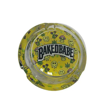 Glass Ashtray | Baked Babe Sassy Smoking Accessory Ziya Blue Ziya Blue