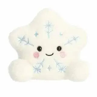 Glisten Snowflake Palm Pals – 5" Plush Aurora Ziya Blue