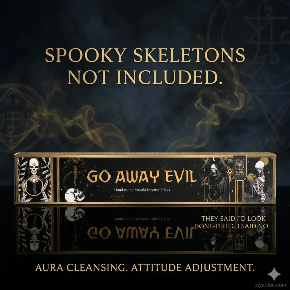Go Away Evil Masala Incense  Ziya Blue