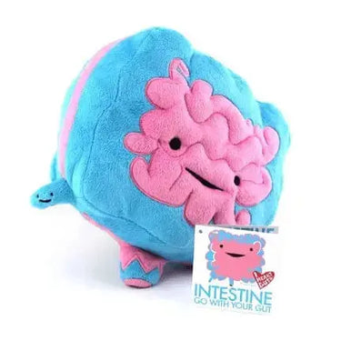 "Go With Your Gut" I Heart Guts Intestine Plush I Heart Guts Ziya Blue