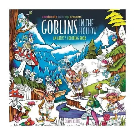 Goblin Coloring Book: Goblins in the Hollow  Ziya Blue