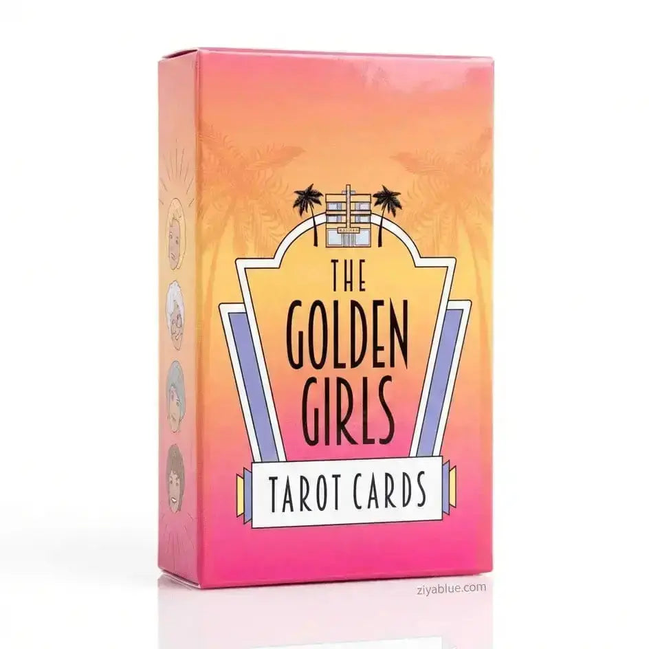 Golden Girls Tarot | 78-Card Mini Divination Deck Ziya Blue Ziya Blue