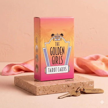 Golden Girls Tarot | 78-Card Mini Divination Deck Ziya Blue Ziya Blue