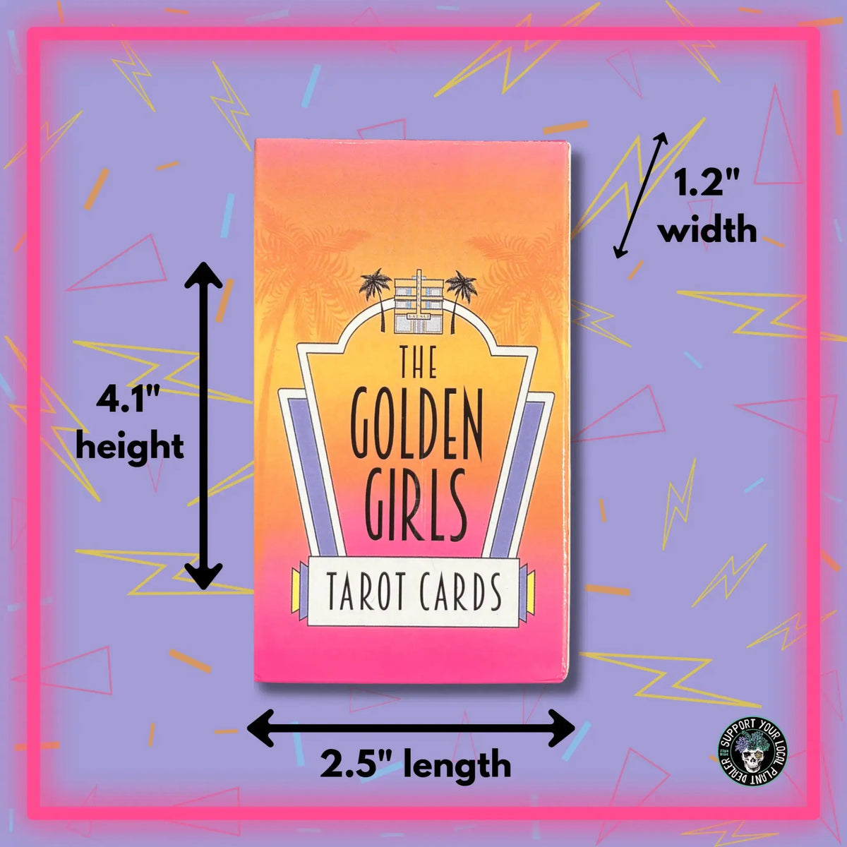 Golden Girls Tarot | 78-Card Mini Divination Deck Ziya Blue Ziya Blue