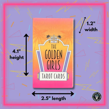 Golden Girls Tarot | 78-Card Mini Divination Deck Ziya Blue Ziya Blue