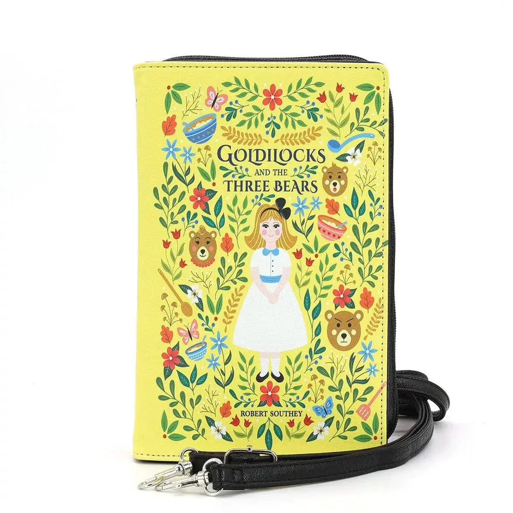 Goldilocks Book Clutch – Fairytale Storybook Purse COMECO INC Ziya Blue
