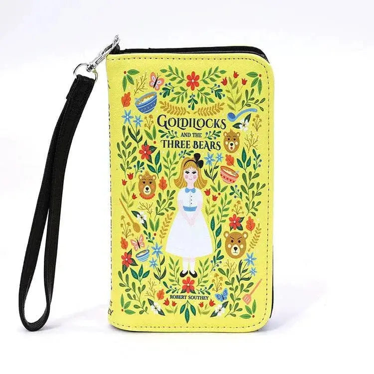 Goldilocks and the Three Bears Wallet | Fairytale Storybook Purse COMECO INC Ziya Blue