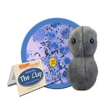 Gonorrhea Plush | GIANTmicrobes "The Clap" Educational Toy Giant Microbes Ziya Blue