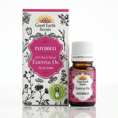 Good Earth Scents Patchouli Essential Oil (10ml) Designs by Deekay Inc. Ziya Blue