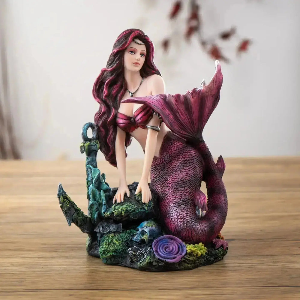 Gothic Siren Mermaid: Dark Fantasy (8") Pacific Giftware Ziya Blue