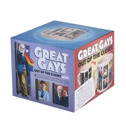 Great Gays Heat Changing Mug: A Fabulous Cup Faire Ziya Blue