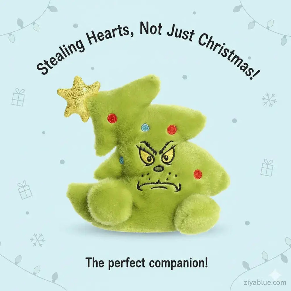 Grinch Tree Palm Pals – 5" Plush Aurora Ziya Blue