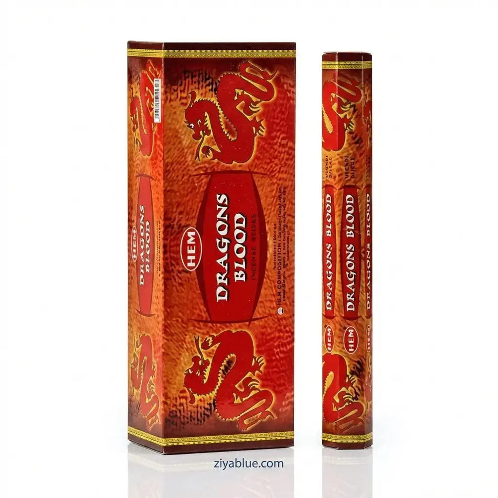 HEM Dragon Blood Incense Designs by Deekay Inc. Ziya Blue