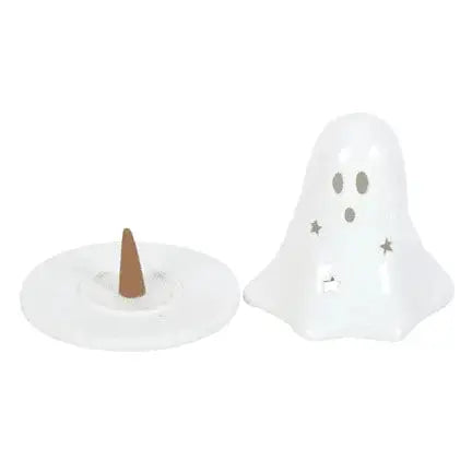 Halloween Ghost Tealight Holder: Buy Cute Ceramic Spooky Decor! Ziya Blue Ziya Blue