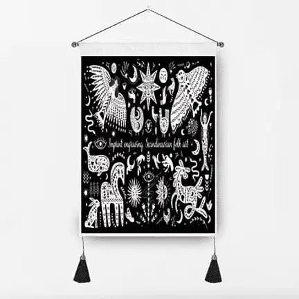 Hanging Wall Tapestry | Mystical Moon and Sun Decor Ziya Blue Ziya Blue