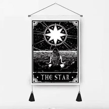 Hanging Wall Tapestry | Mystical Moon and Sun Decor Ziya Blue Ziya Blue