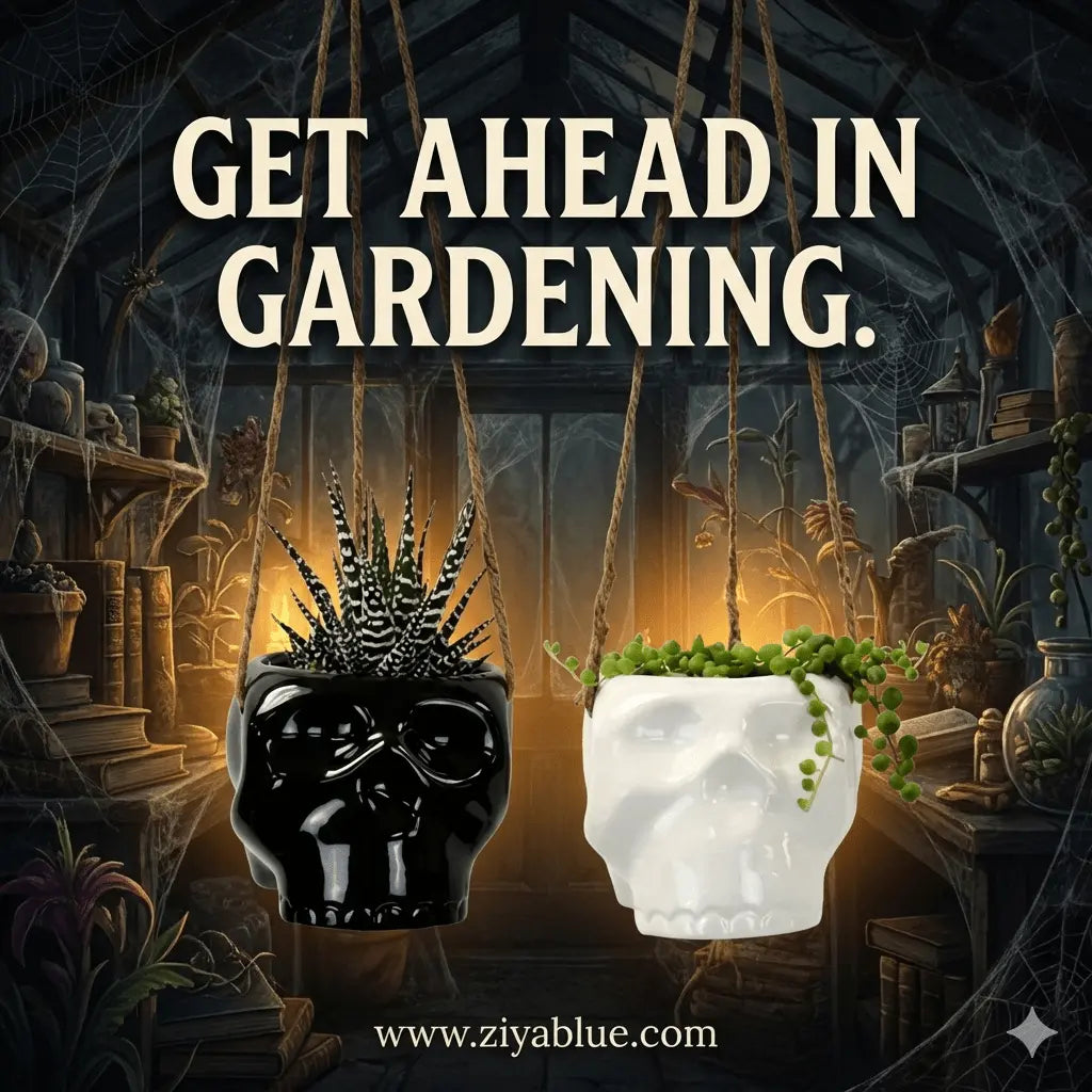 Haunted Skull Hanging Planter — 3