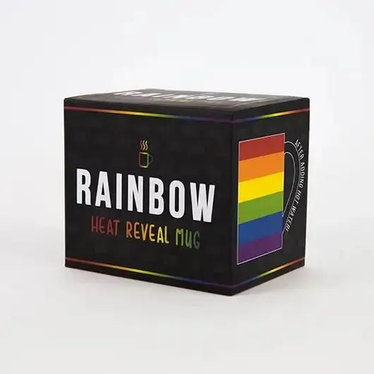 Heat Reveal Rainbow Mug - 350ml Magic Pride Morphing Cup Gift Republic Ziya Blue