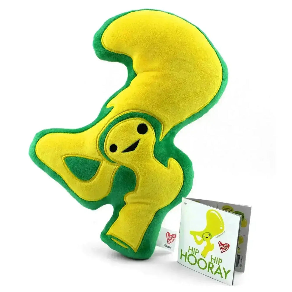 Hip Plushie: Funny Joint Replacement Gift I Heart Guts Ziya Blue