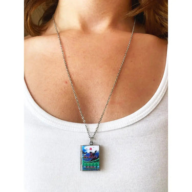Hobbit Book Locket: Miniature Literary Necklace Marshall and Rose Ziya Blue