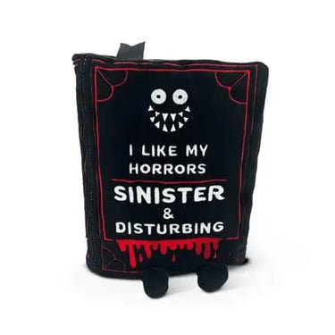 Horror Book Plush - Sinister, Disturbing, and Soft Punchkins Ziya Blue