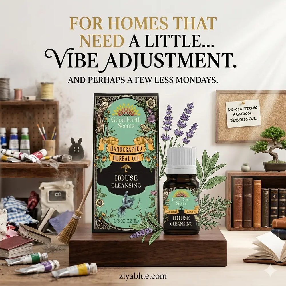 House Cleansing Essential Oil  Ziya Blue