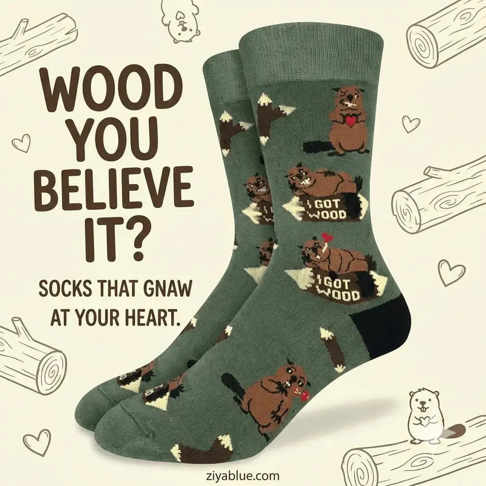 I Got Wood Socks: A Funny Gift Good Luck Sock Ziya Blue